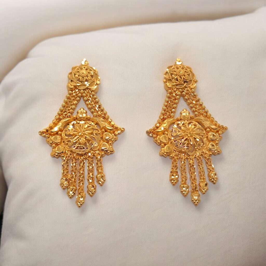 Traditional Gold Plated Jhumka 1TK BD Jewelers Bangladesh